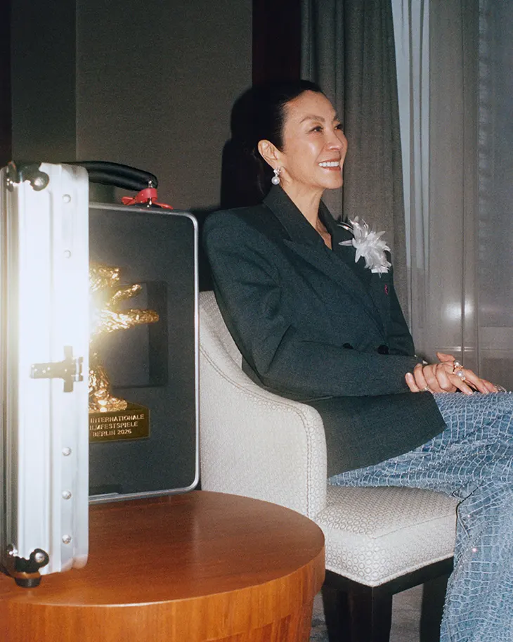 RIMOWA lança série com Michelle Yeoh na Berlinale