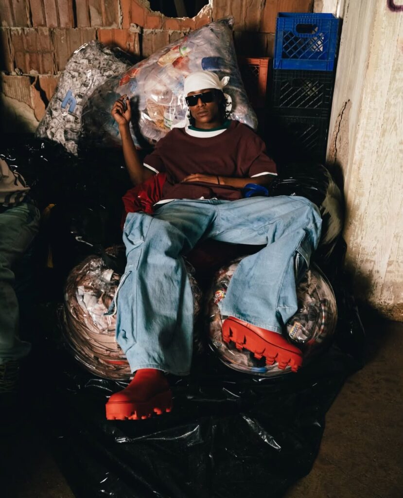 Estúdio de design de ASAP Rocky cria sofá de lixo