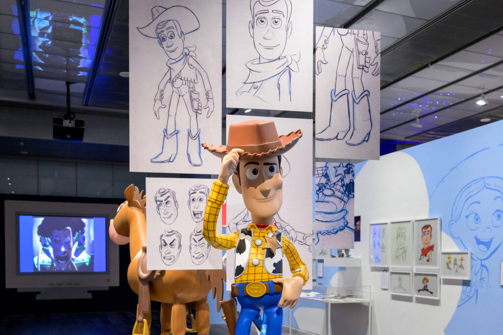 Exposição do Toy Story em SP traz arquivos da Pixar
