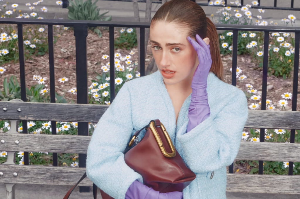 Rachel Sennott na nova campanha da Marc Jacobs