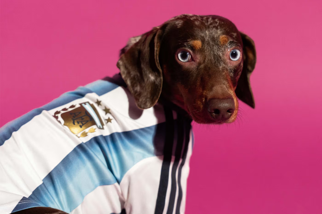 Adidas lança uniforme da Copa 2026 para pets