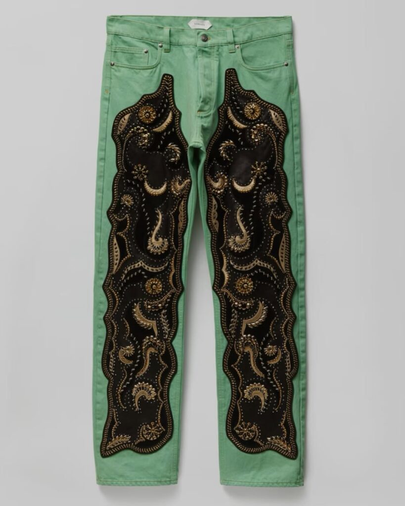 A calça de 20mil dólares da Versace