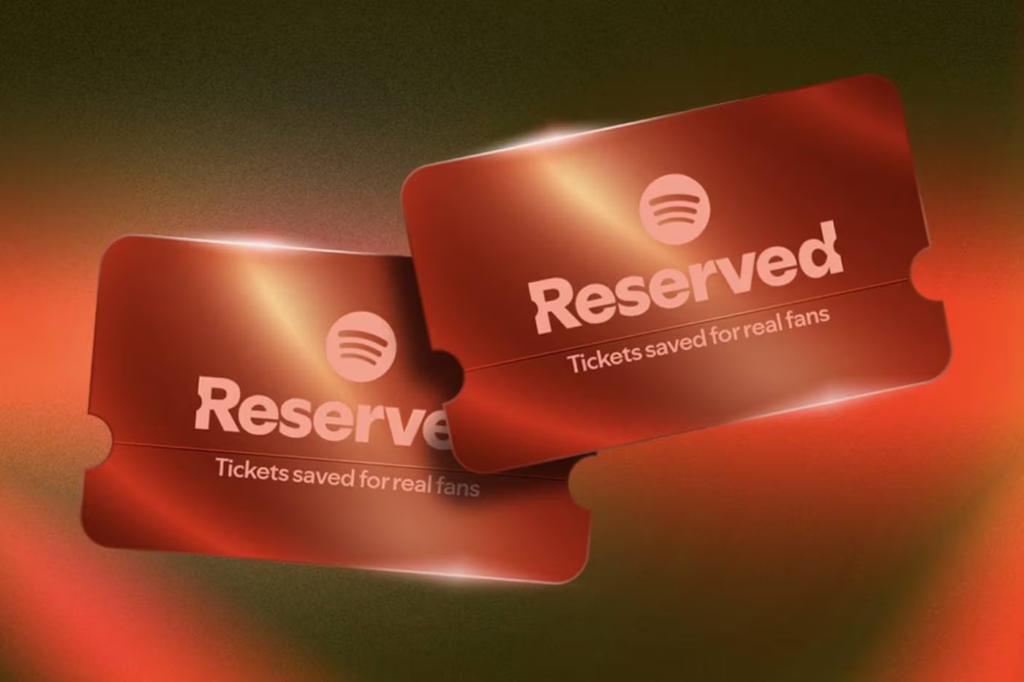 Spotify cria programa exclusivo de ingressos para fãs