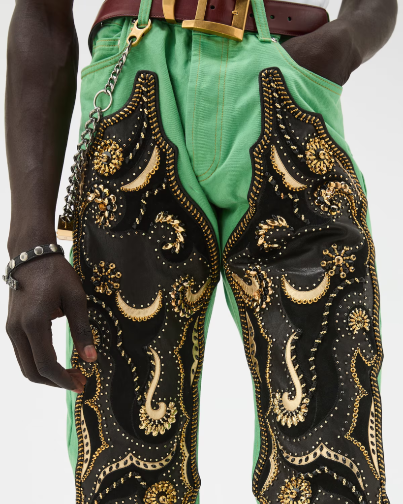 A calça de 20mil dólares da Versace
