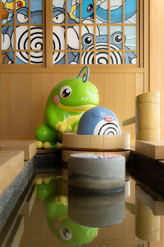 Pokémon footbath transforma Wakura Onsen no Japão