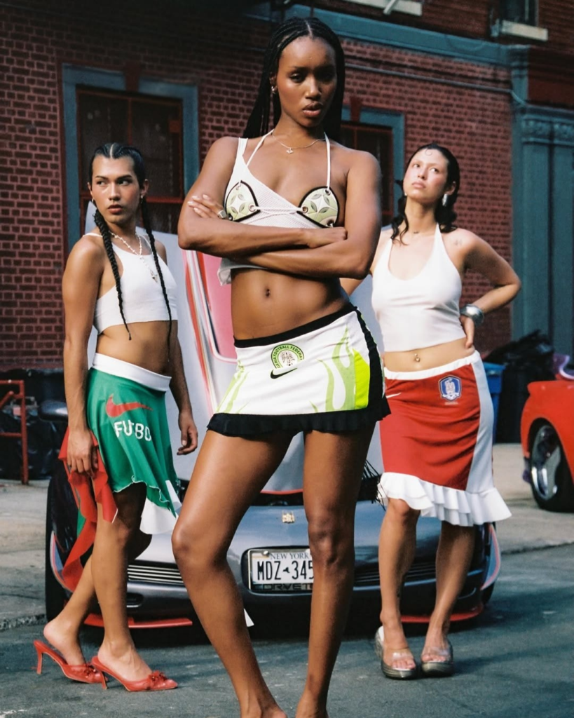 Designer lança coleção com 40 peças de rework da Nike