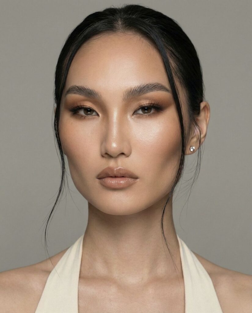 toasty makeup visual com bronzeado frio