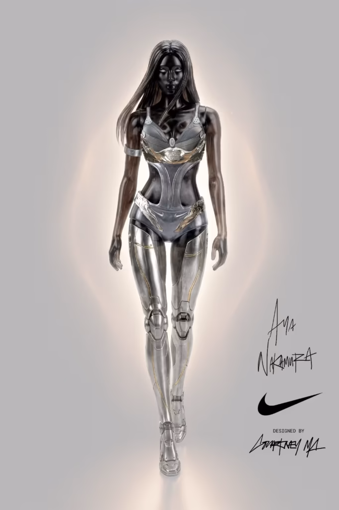 Nike e Courtney MC criam look futurista para Aya Nakamura