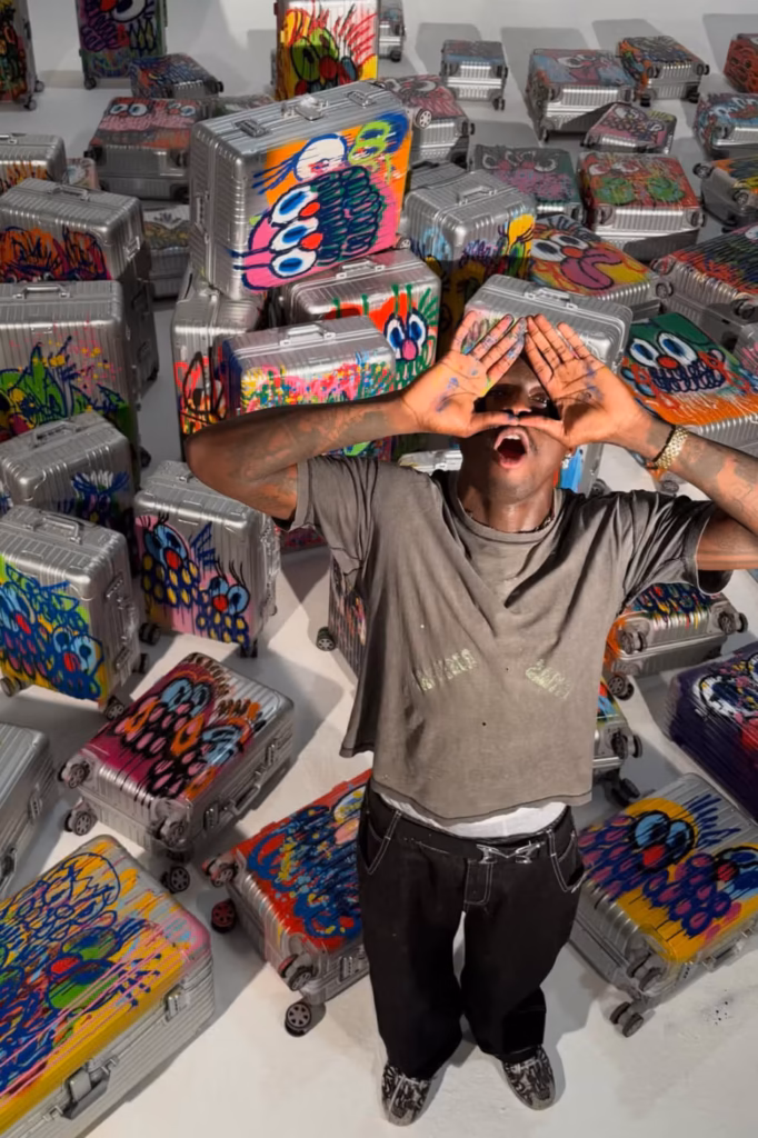 Artista Slawn reinterpreta as malas da Rimowa