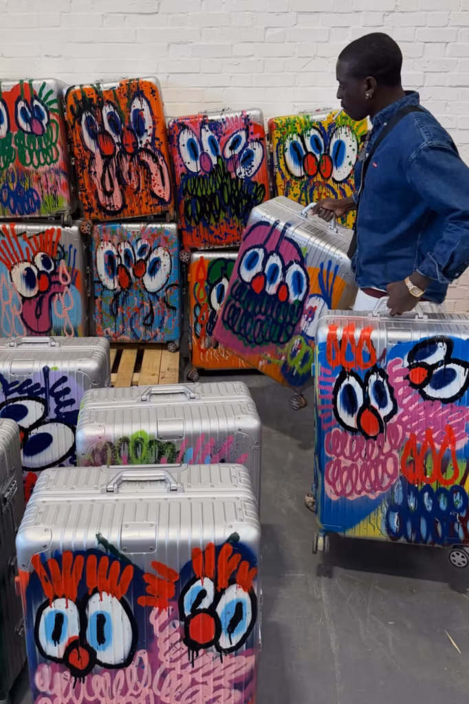 Artista Slawn reinterpreta as malas da Rimowa
