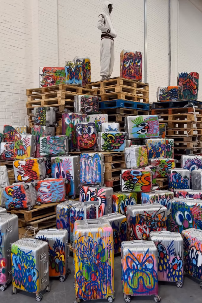 Artista Slawn reinterpreta as malas da Rimowa