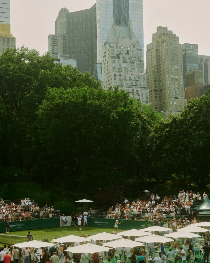 Quadra de Wimbledon no Central Park em Nova York
