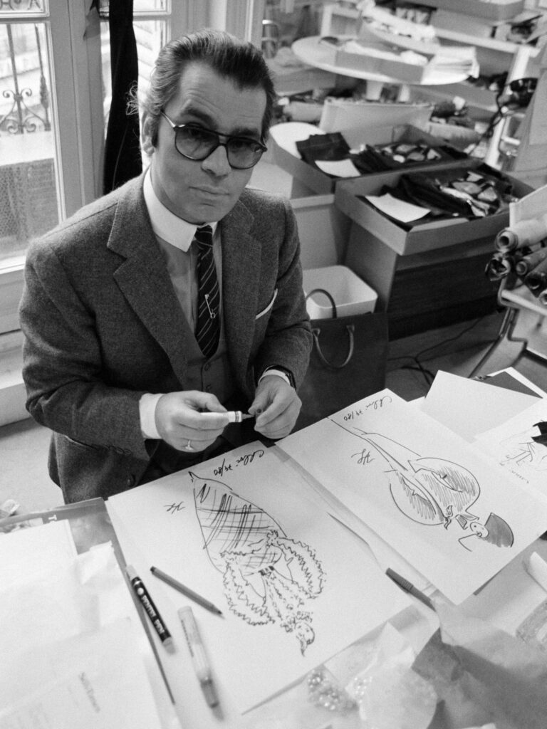 Mais de mil esboços de Karl Lagerfeld vão a leilão