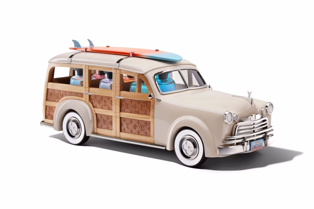 Louis Vuitton Woody Wagon une perfume, arte e Califórnia