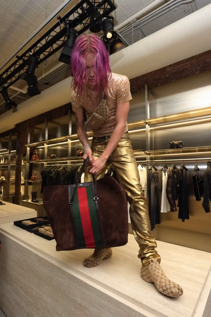 Evento exclusivo do Rapper Nettspend na loja da Gucci