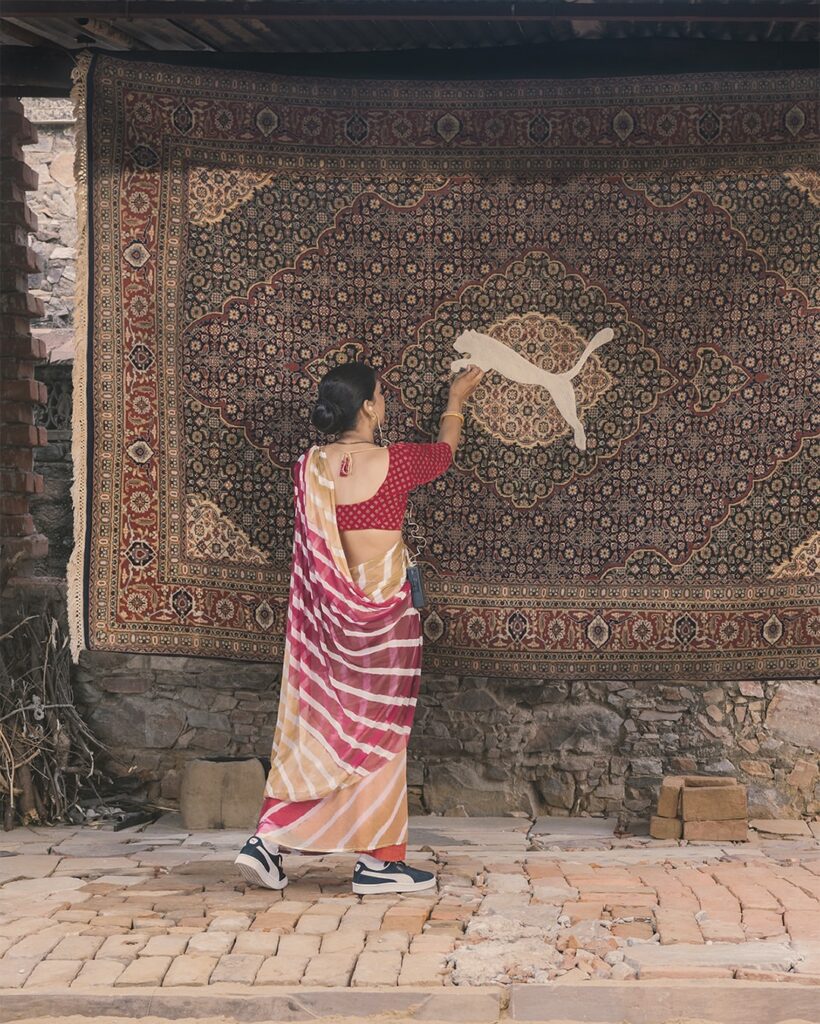 PUMA colabora com a marca indiana de tapetes Jaipur Rugs