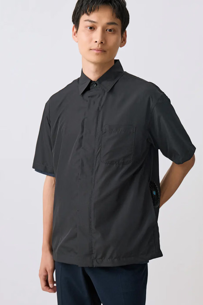Marca japonesa lança camisa com ventilador embutido