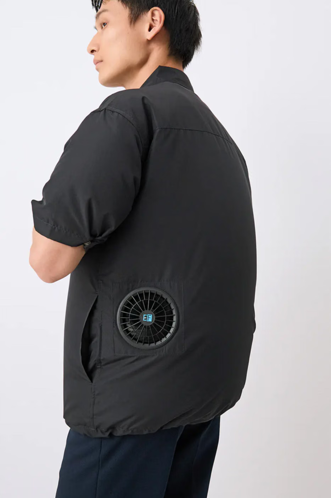 Marca japonesa lança camisa com ventilador embutido