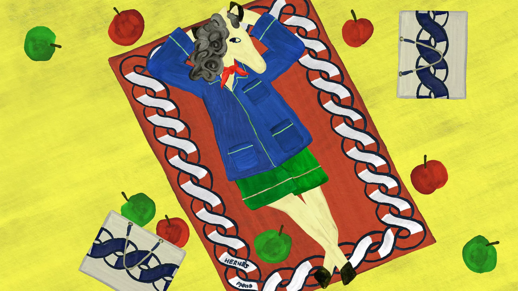Hermès resiste à IA e contrata artista para ilustrar seu site
