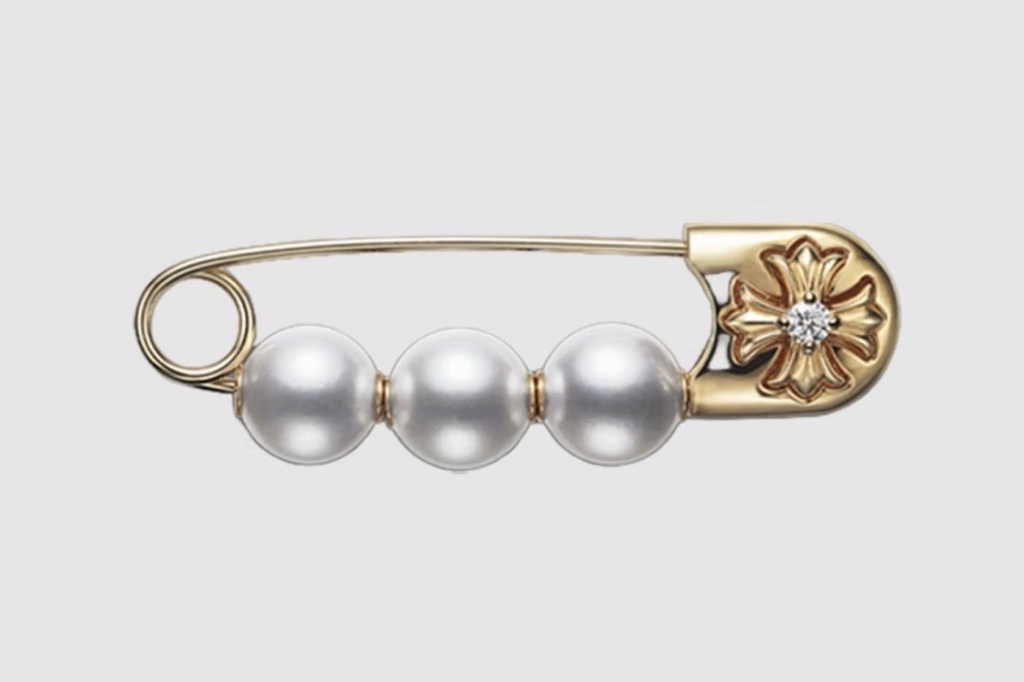 Novas peças da collab da Chrome Hearts e Mikimoto
