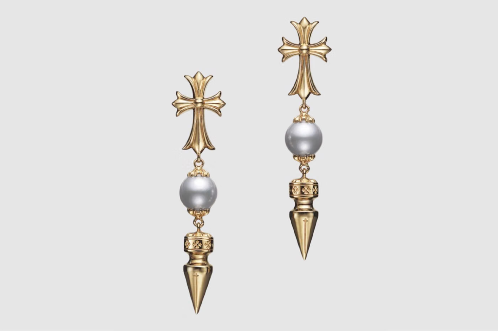 Novas peças da collab da Chrome Hearts e Mikimoto