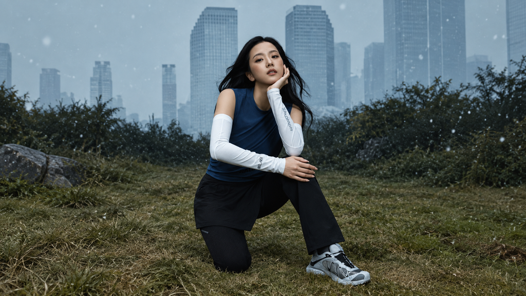 Jisoo estrela campanha global da Salomon