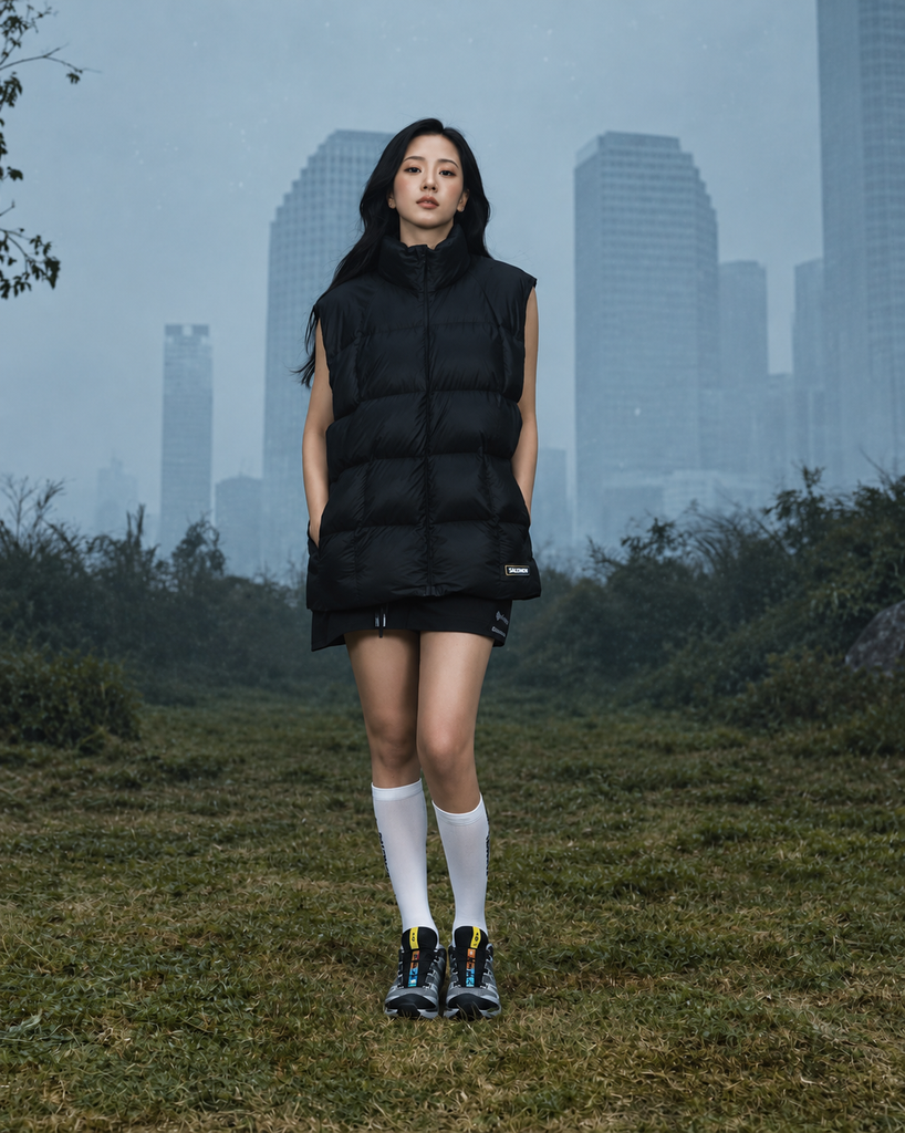 Jisoo estrela campanha global da Salomon
