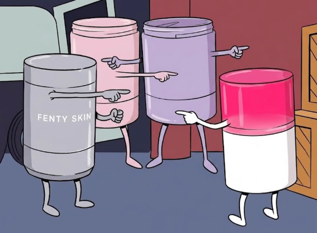Fenty, Glow Recipe e Huda lançaram o mesmo produto em quatro dias